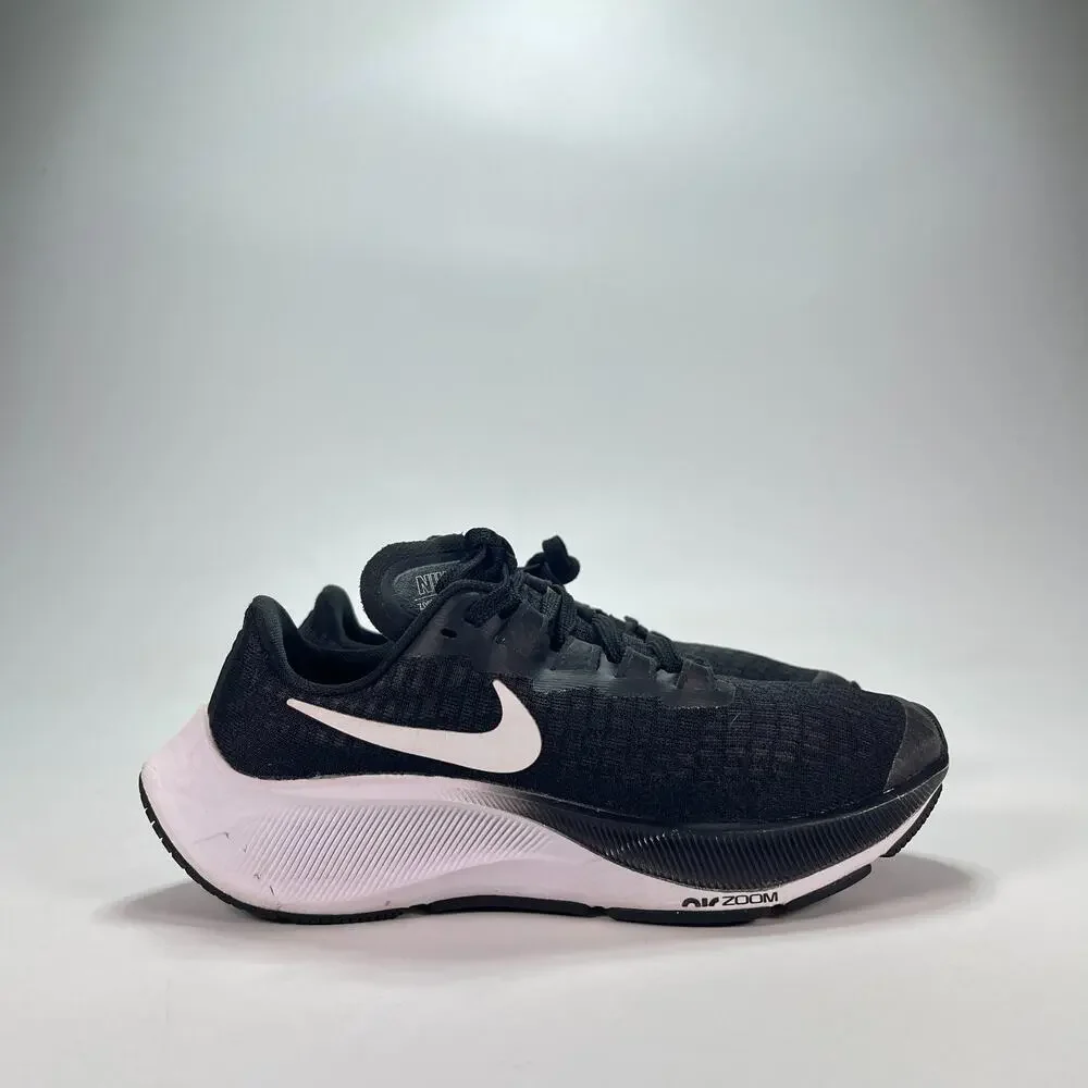 Nike Air Zoom Pegasus 37 Black White Running Shoes CJ2099-002 Youth Size 1.5Y